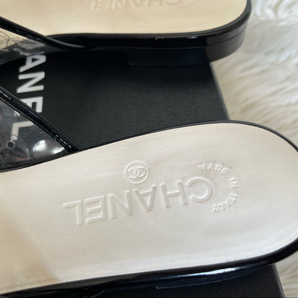 ๐พ๐ฅSOLD๐ฅณChanel Transparent Mule Sandals - Picture 11 of 11